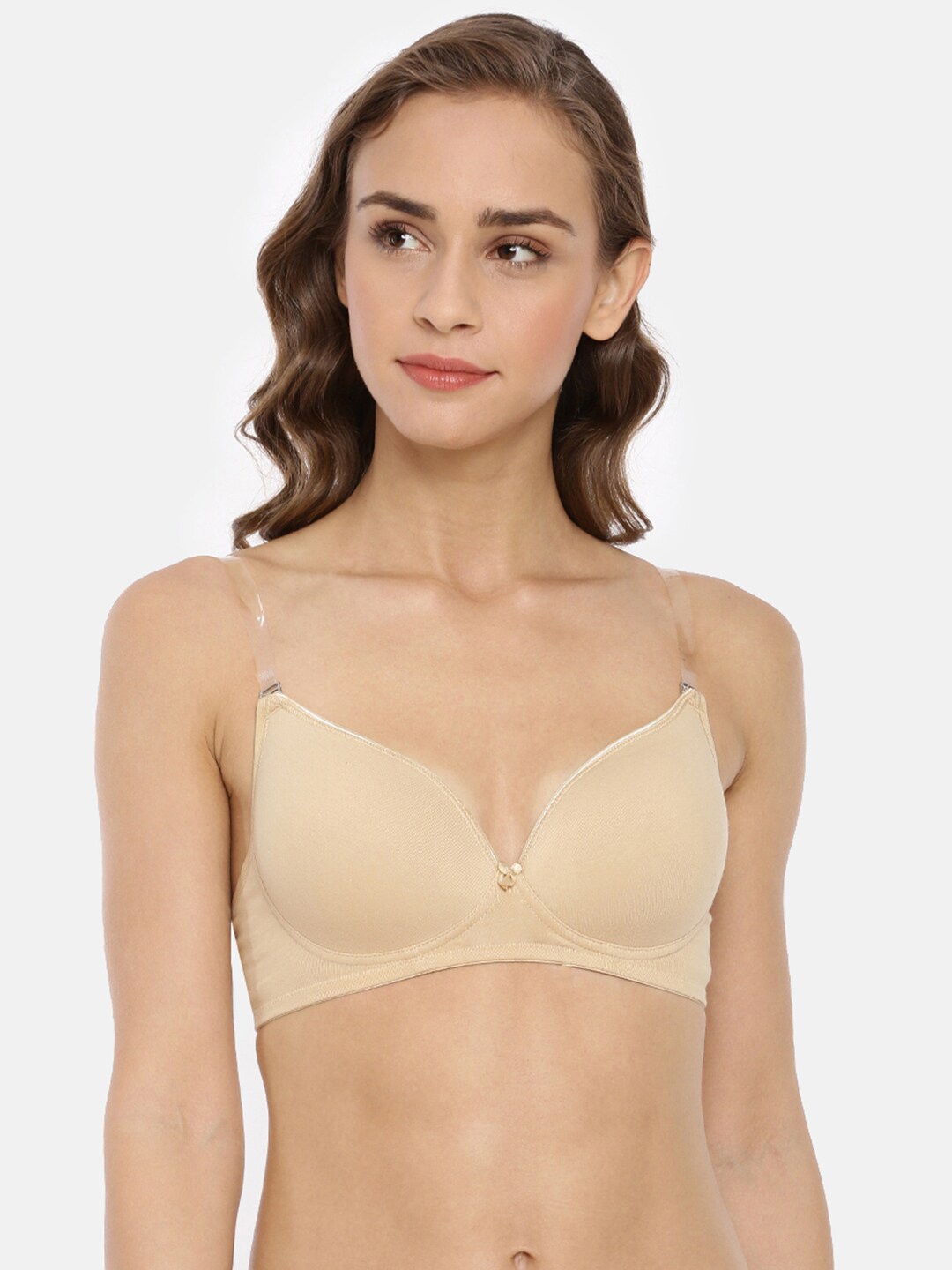 Macrowoman W-Series Half Coverage Lightly Padded All Day Comfort Cotton T-shirt Bra, Nude
Macrowoman W-Series Half Coverage Lightly Padded All Day Comfort Cotton T-shirt Bra, Nude