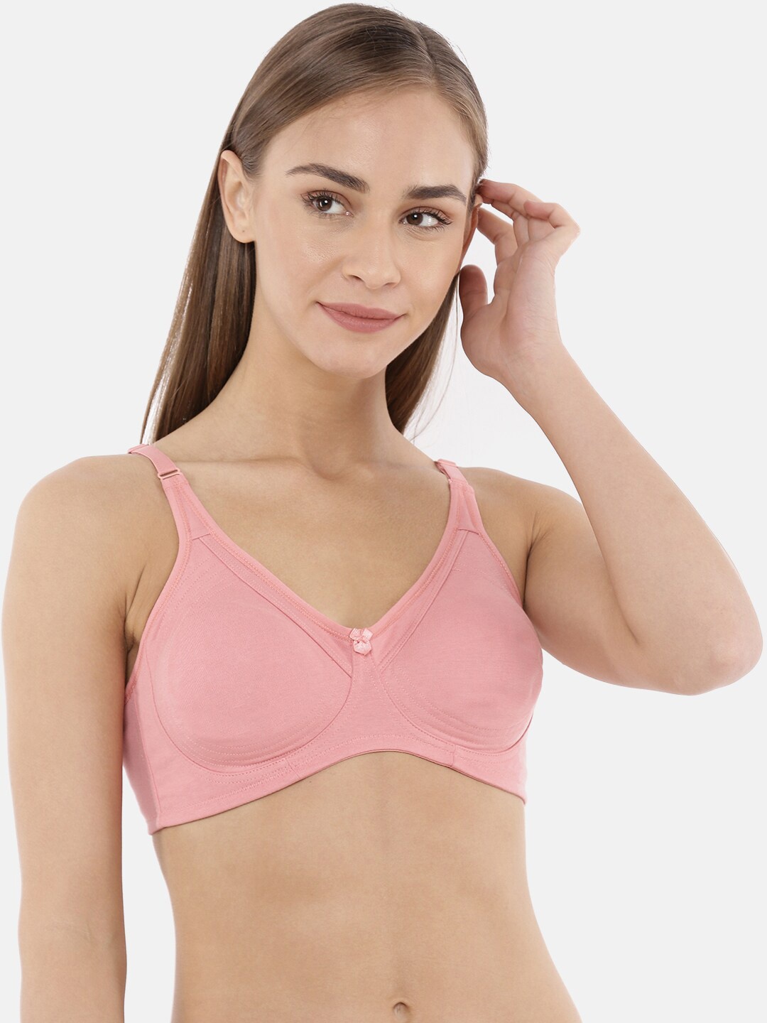 Macrowoman W-Series Non Padded Medium Coverage Cotton Everyday Bra With All Day Comfort, Rose
Macrowoman W-Series Non Padded Medium Coverage Cotton Everyday Bra With All Day Comfort, Rose