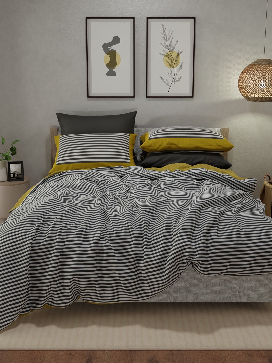 Stoa Paris Brown & White 230 TC Soft King Bed Size Duvet Cover Set With 4 Pillow Covers
Stoa Paris Brown & White 230 TC Soft King Bed Size Duvet Cover Set With 4 Pillow Covers