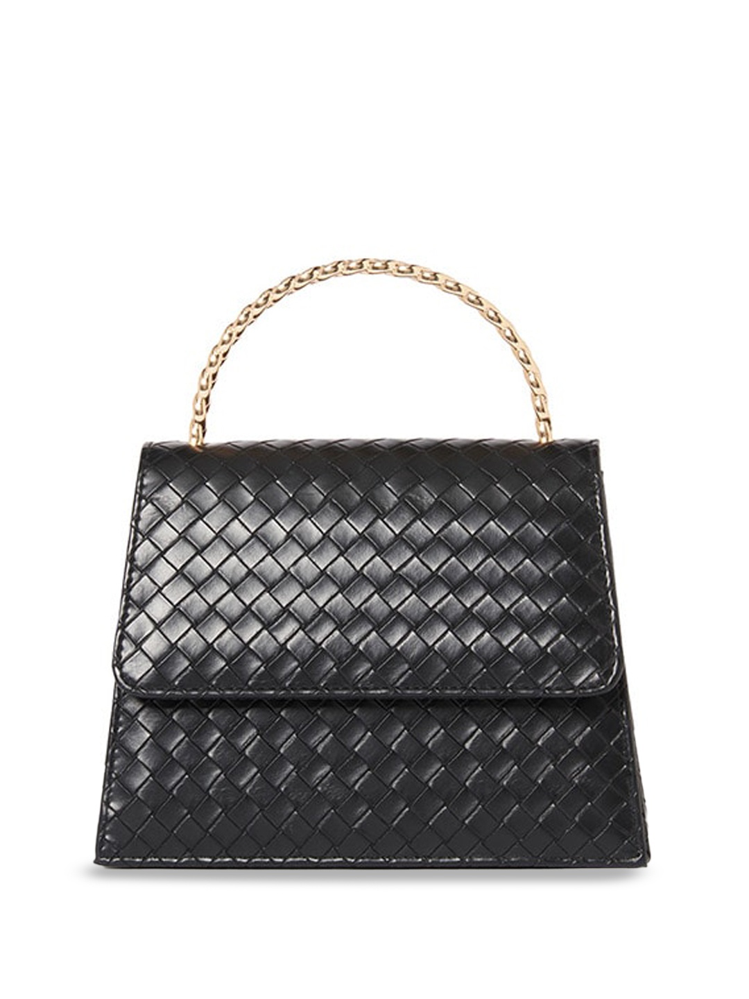 Forever New Textured Structured Sling Bag, Black