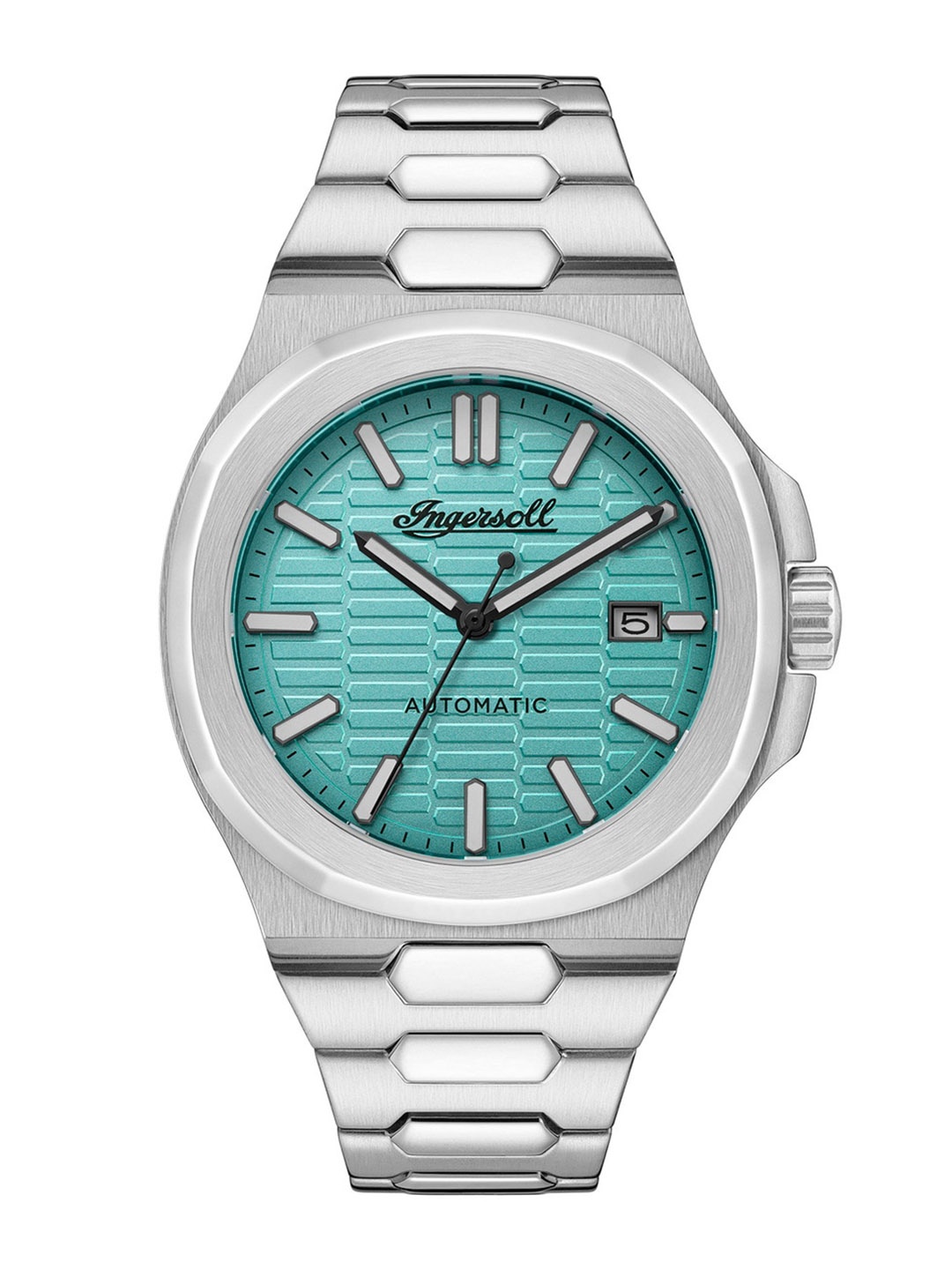 Ingersoll Men Stainless Steel Bracelet Style Straps Analogue Automatic Watch I11804, Turquoise blue
Ingersoll Men Stainless Steel Bracelet Style Straps Analogue Automatic Watch I11804, Turquoise blue