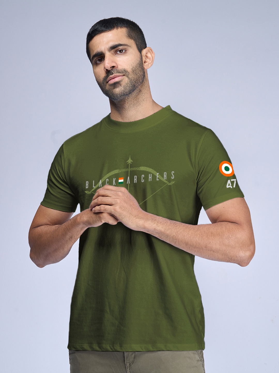 Aero Armour Unisex Typography Printed Round Neck Pure Cotton Regular T-shirt, Olive
Aero Armour Unisex Typography Printed Round Neck Pure Cotton Regular T-shirt, Olive