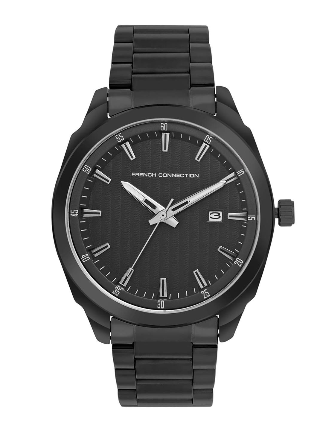 French Connection Men Stainless Steel Bracelet Style Straps Analogue Watch FCN00049E, Black
French Connection Men Stainless Steel Bracelet Style Straps Analogue Watch FCN00049E, Black
