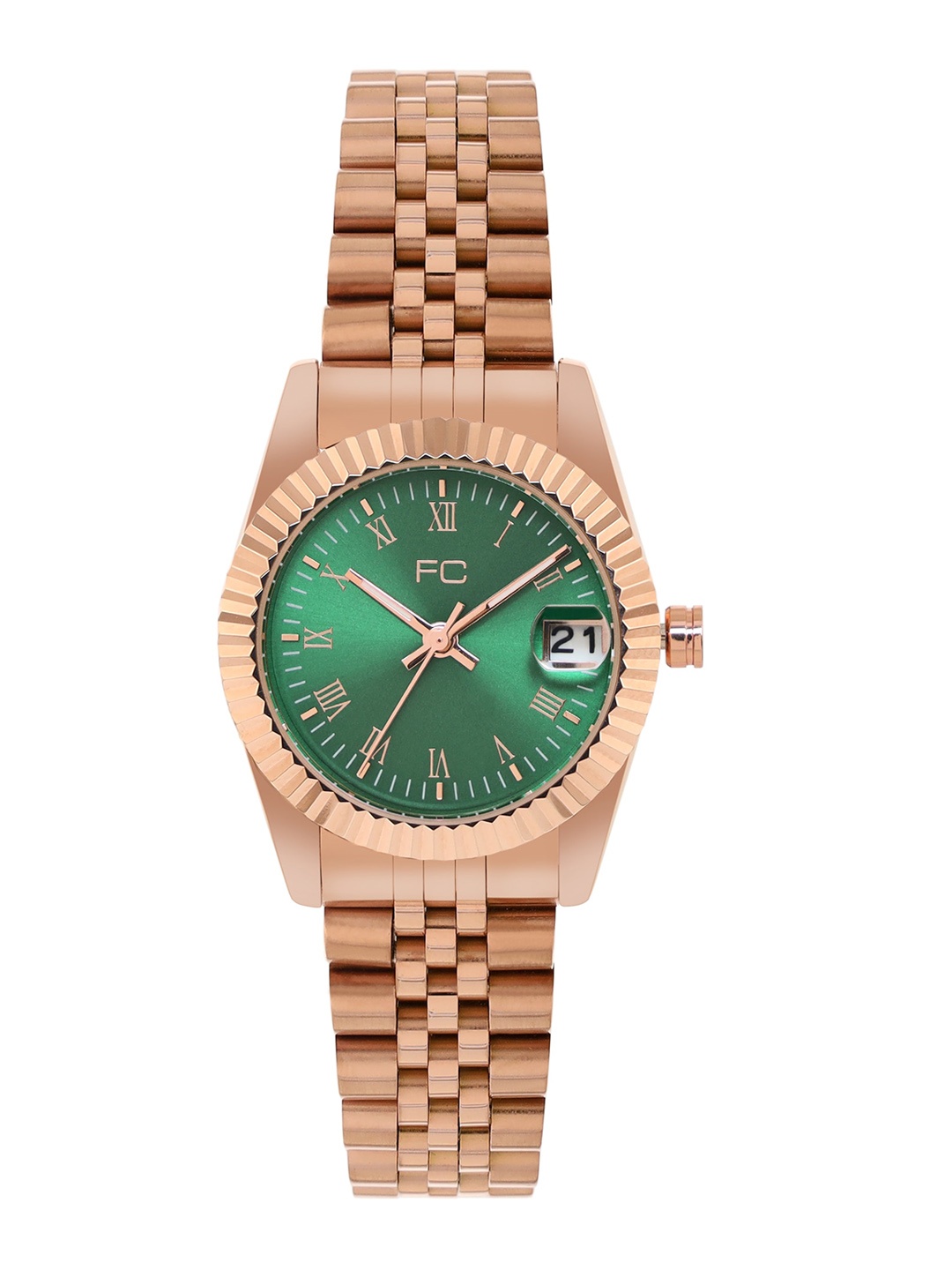 French Connection Women Stainless Steel Bracelet Style Straps Analogue Watch FCN00085E, Green
French Connection Women Stainless Steel Bracelet Style Straps Analogue Watch FCN00085E, Green