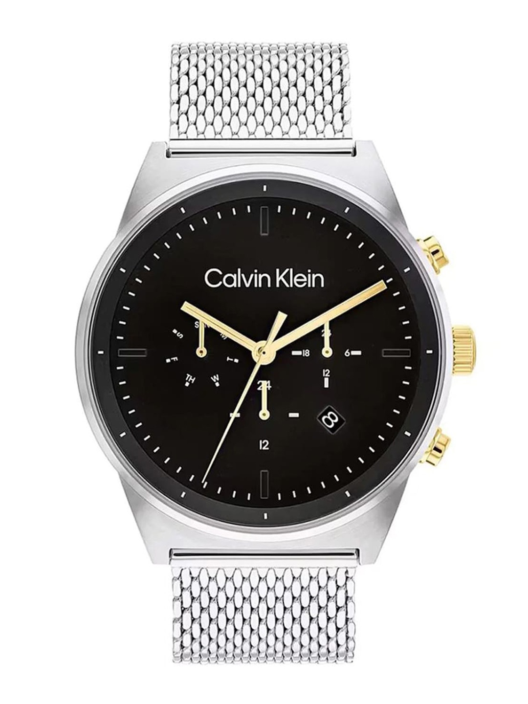 Calvin Klein Men Textured Dial & Stainless Steel Straps Analogue Multi Watch 25200296, Black
Calvin Klein Men Textured Dial & Stainless Steel Straps Analogue Multi Watch 25200296, Black