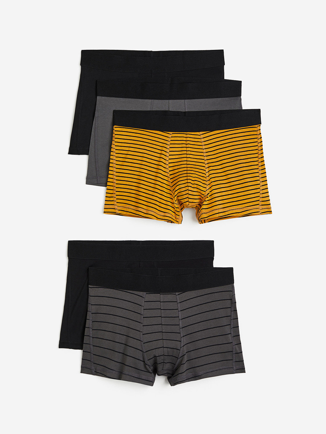 H&M Men 5 Pack Xtra Life Short Trunks, Black
H&M Men 5 Pack Xtra Life Short Trunks, Black