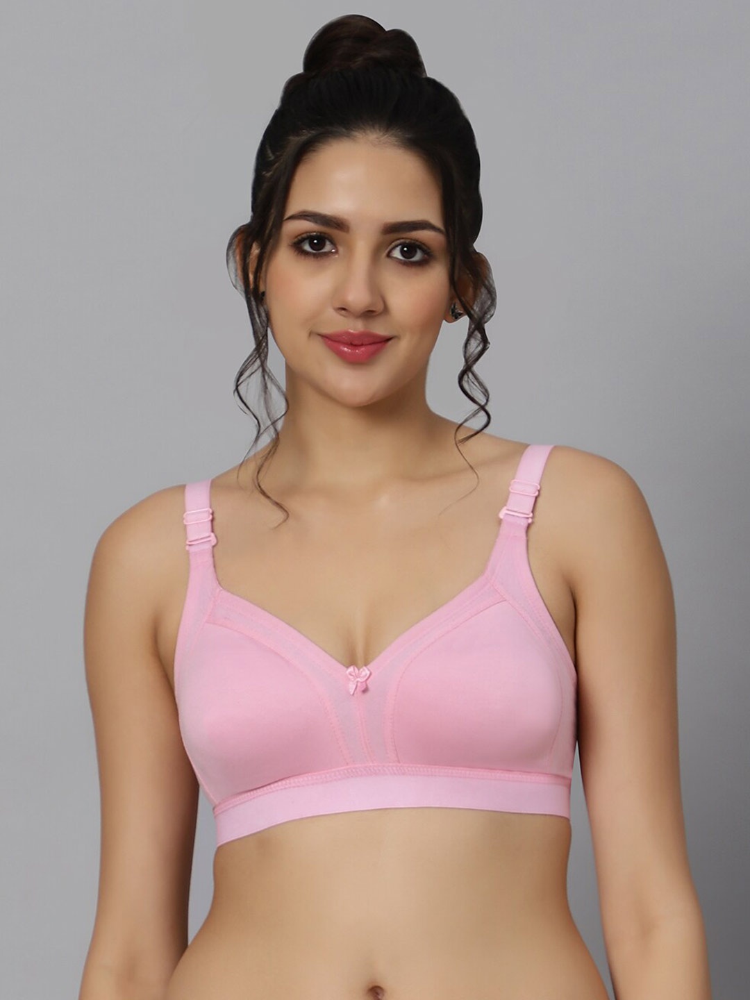 Bluenixie Non-Padded Full Coverage All Day Comfort Seamless Cotton T-Shirt Bra, Pink
Bluenixie Non-Padded Full Coverage All Day Comfort Seamless Cotton T-Shirt Bra, Pink