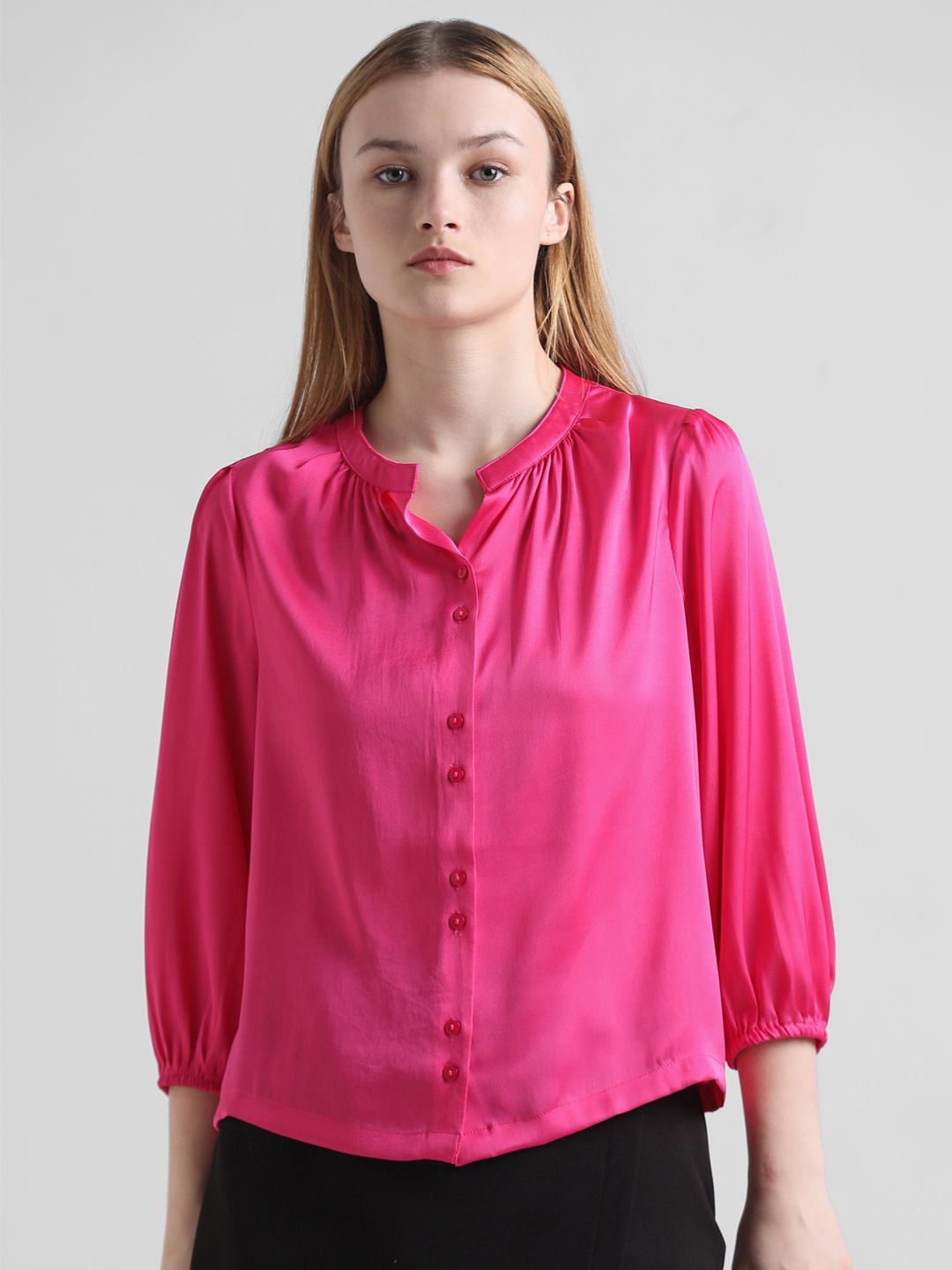 ONLY Women Opaque Party Shirt, Pink