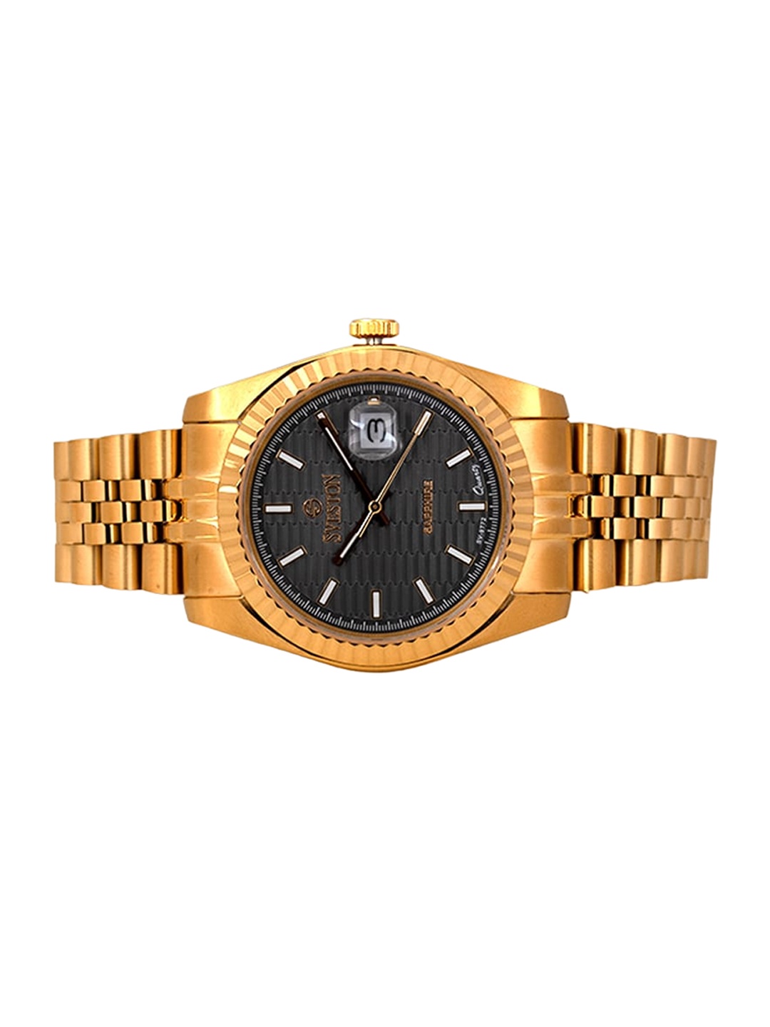 SVESTON Men Patterned Stainless Steel Bracelet Style Straps Analogue Watch-SV-9772GGEG2, Gold
SVESTON Men Patterned Stainless Steel Bracelet Style Straps Analogue Watch-SV-9772GGEG2, Gold