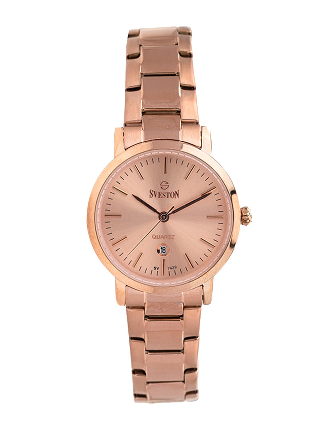 SVESTON Stainless Steel Bracelet Style Straps Analogue His and Her Watches SV-7429CRG3, Rose gold
SVESTON Stainless Steel Bracelet Style Straps Analogue His and Her Watches SV-7429CRG3, Rose gold