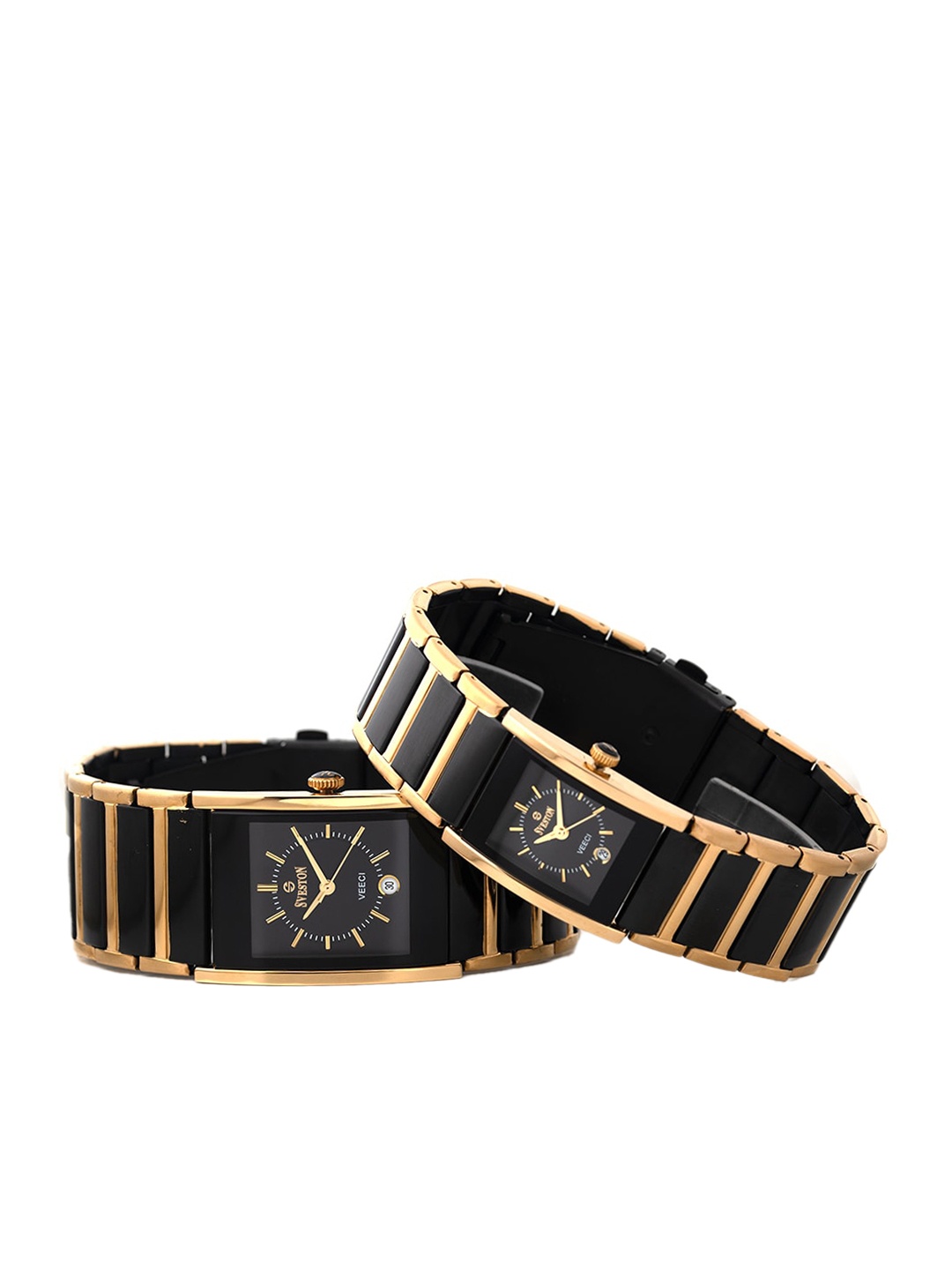 SVESTON Unisex Stainless Steel Bracelet Style Straps Analogue Watch SV-7469CBGBG, Black
SVESTON Unisex Stainless Steel Bracelet Style Straps Analogue Watch SV-7469CBGBG, Black