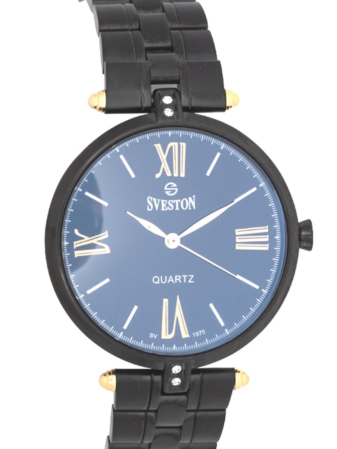 SVESTON Women Stainless Steel Bracelet Style Straps Analogue Watch SV-1970LB3, Black
SVESTON Women Stainless Steel Bracelet Style Straps Analogue Watch SV-1970LB3, Black