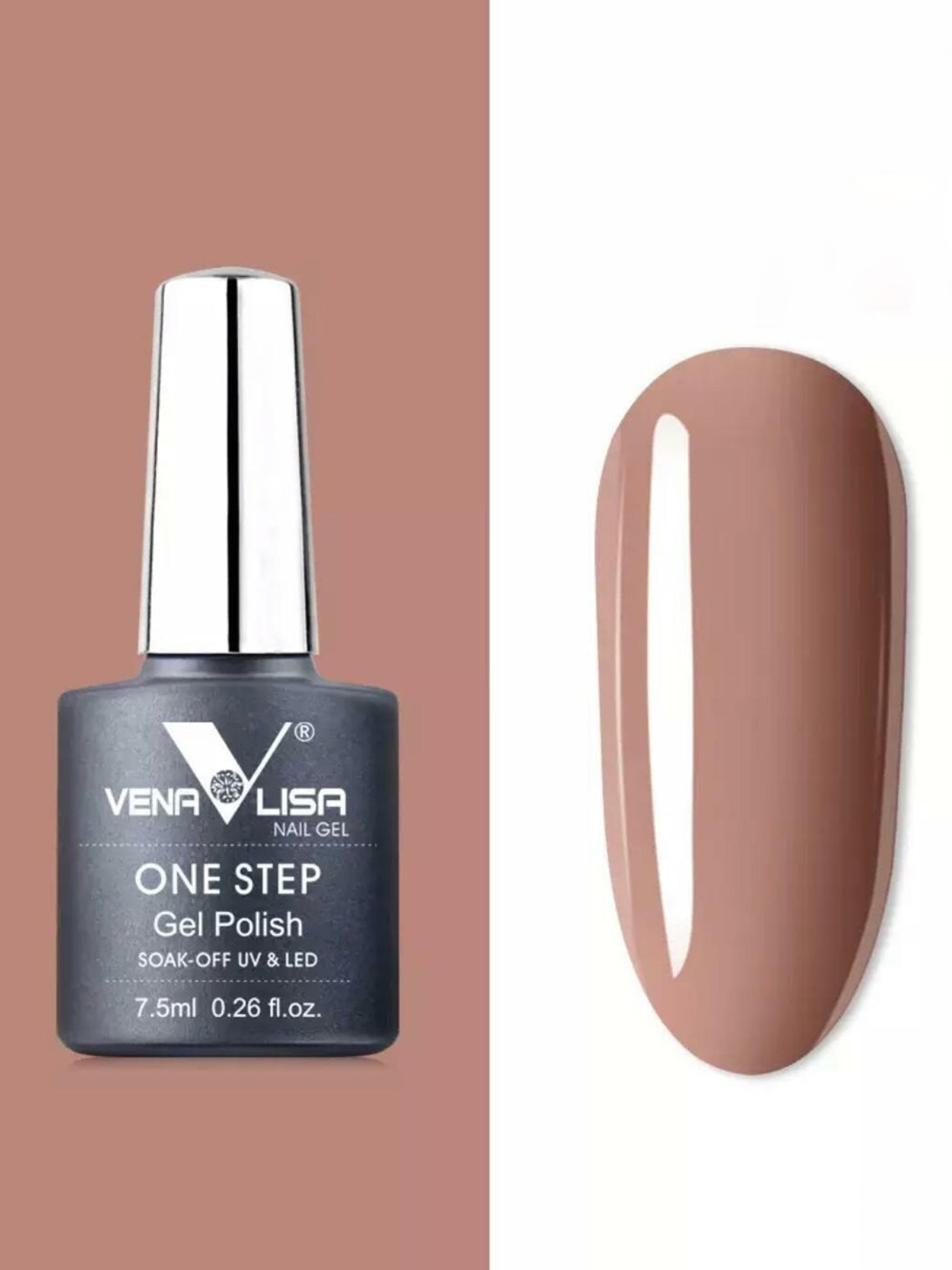 VENALISA One Step High-Gloss Soak-Off UV & LED Gel Nail Polish 7.5ml - Shade 994, Nude
VENALISA One Step High-Gloss Soak-Off UV & LED Gel Nail Polish 7.5ml - Shade 994, Nude