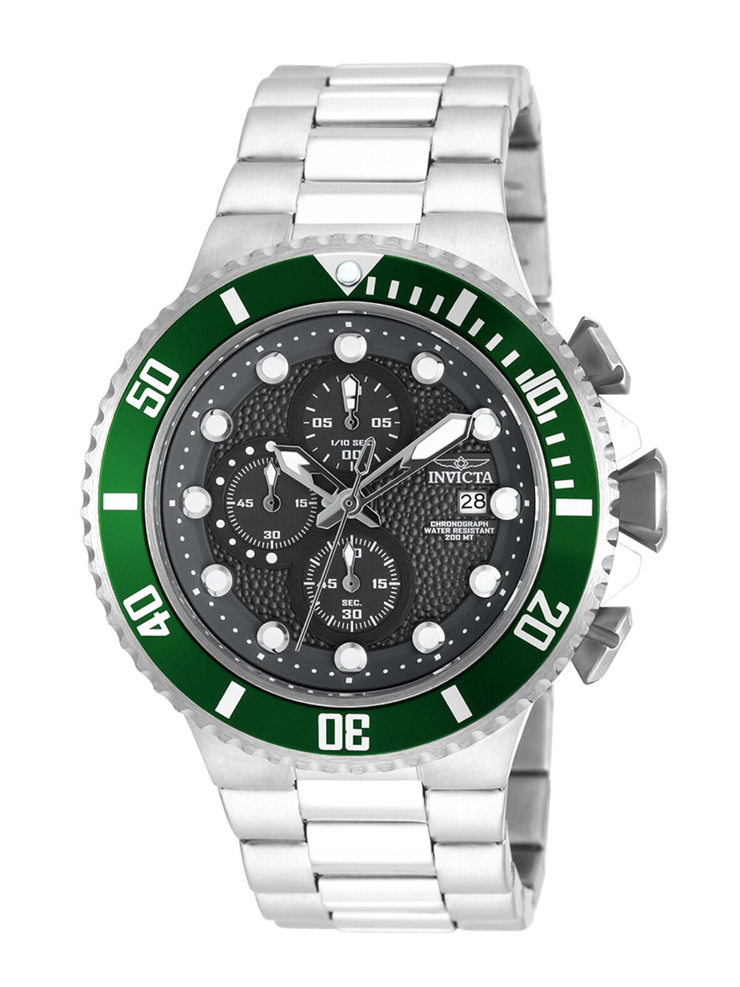 Invicta Men Stainless Steel Bracelet Style Straps Analogue Motion Powered Watch, Green
Invicta Men Stainless Steel Bracelet Style Straps Analogue Motion Powered Watch, Green