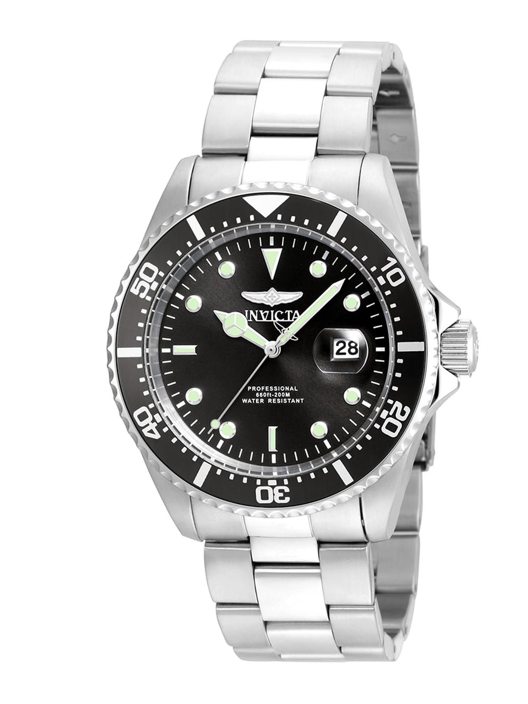 Invicta Men Bracelet Style Straps Analogue Motion Powered Watch-22047-Sliver, Black
Invicta Men Bracelet Style Straps Analogue Motion Powered Watch-22047-Sliver, Black