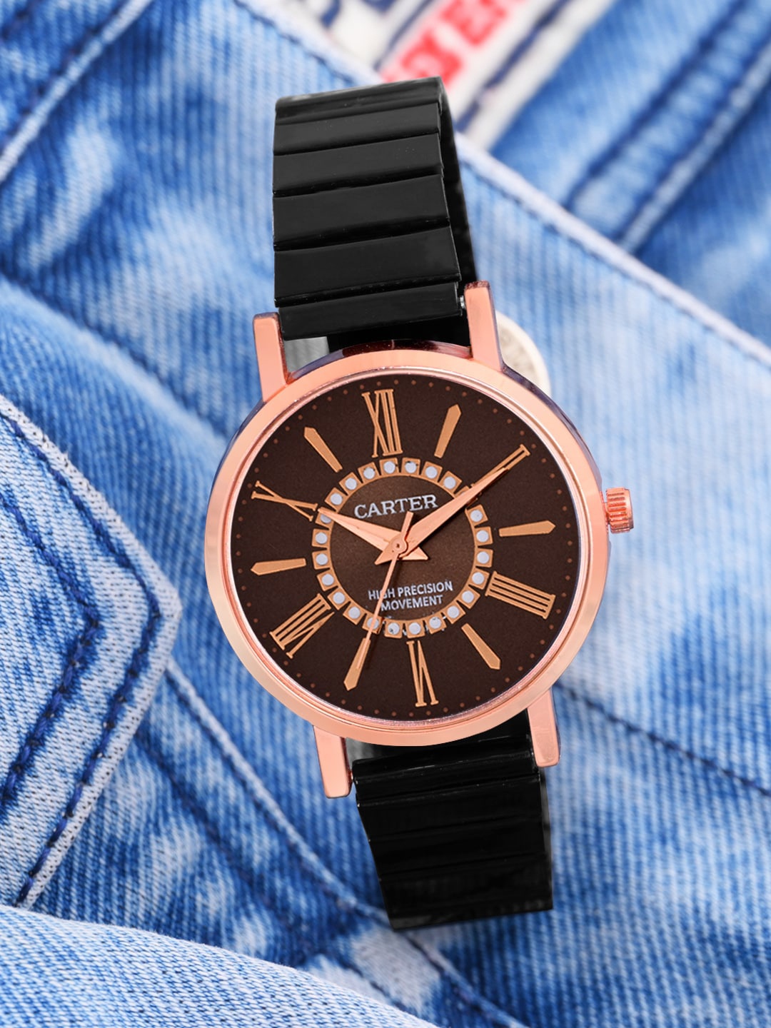 Sandy D Carter Women Brass Dial Straps Analogue Watch Sandy D Carter-57-RG-BR, Rose gold
Sandy D Carter Women Brass Dial Straps Analogue Watch Sandy D Carter-57-RG-BR, Rose gold