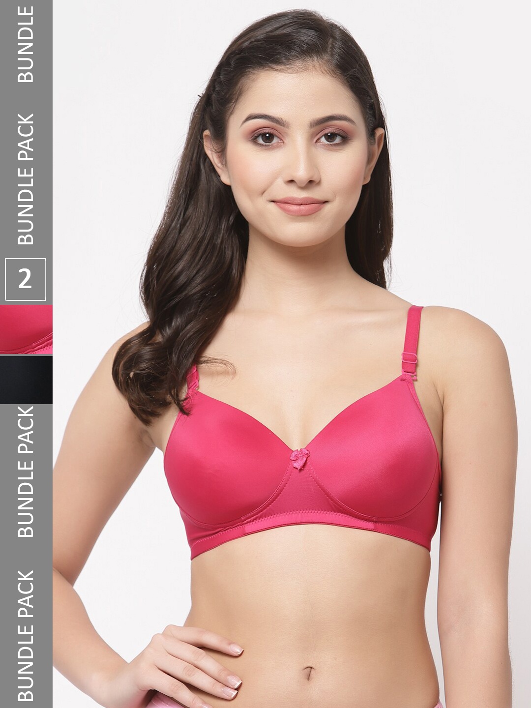 College Girl Pack Of 2 Full Coverage Lightly Padded All Day Comfort T-shirt Bra, Pink
College Girl Pack Of 2 Full Coverage Lightly Padded All Day Comfort T-shirt Bra, Pink