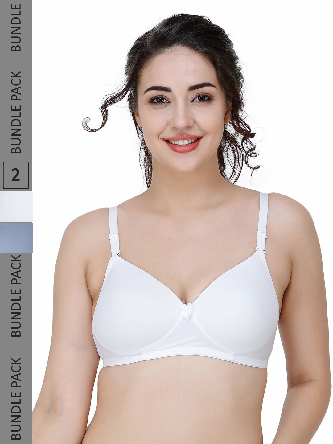 College Girl Pack Of 2 Full Coverage Lightly Padded T-shirt Bra with All Day Comfort, White
College Girl Pack Of 2 Full Coverage Lightly Padded T-shirt Bra with All Day Comfort, White