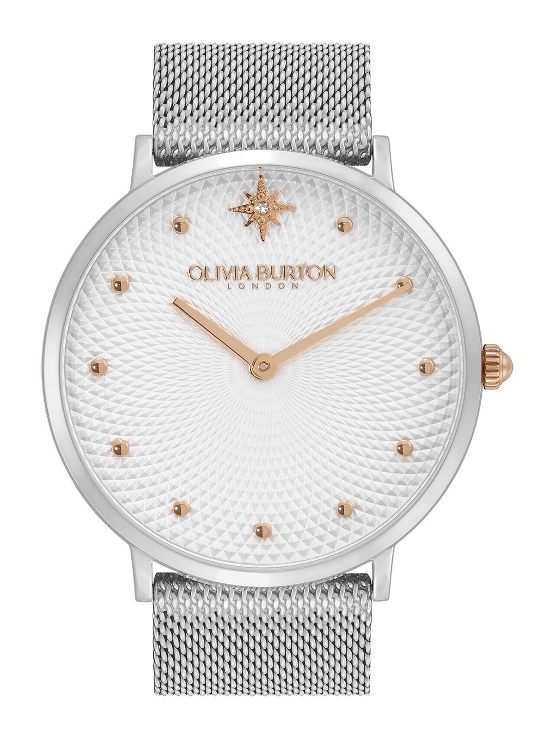 Olivia Burton Women Brass Dial & Stainless Steel Straps Analogue Watch 024000023, White
Olivia Burton Women Brass Dial & Stainless Steel Straps Analogue Watch 024000023, White