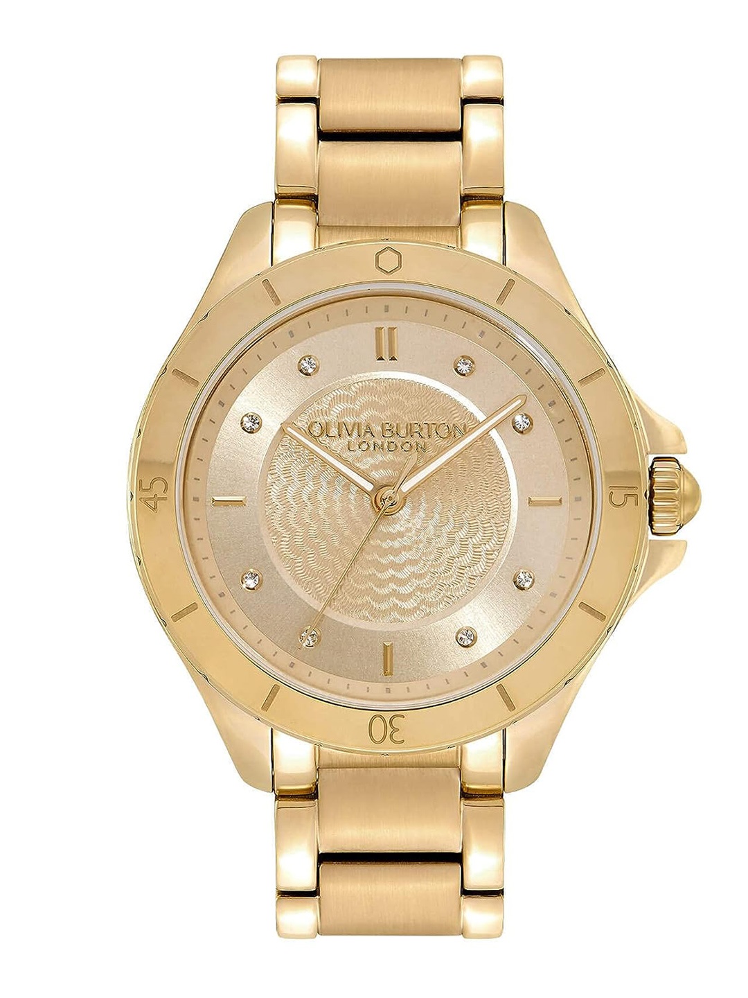 Olivia Burton Women Embellished Dial & Stainless Steel Straps Analogue Watch 024000040, Gold
Olivia Burton Women Embellished Dial & Stainless Steel Straps Analogue Watch 024000040, Gold
