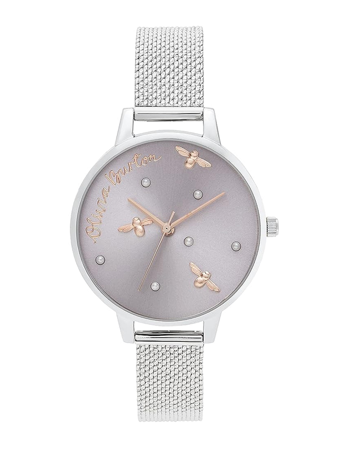 Olivia Burton Women Brass Dial Stainless Steel Bracelet Style Straps Watch OB16PQ01, Purple
Olivia Burton Women Brass Dial Stainless Steel Bracelet Style Straps Watch OB16PQ01, Purple