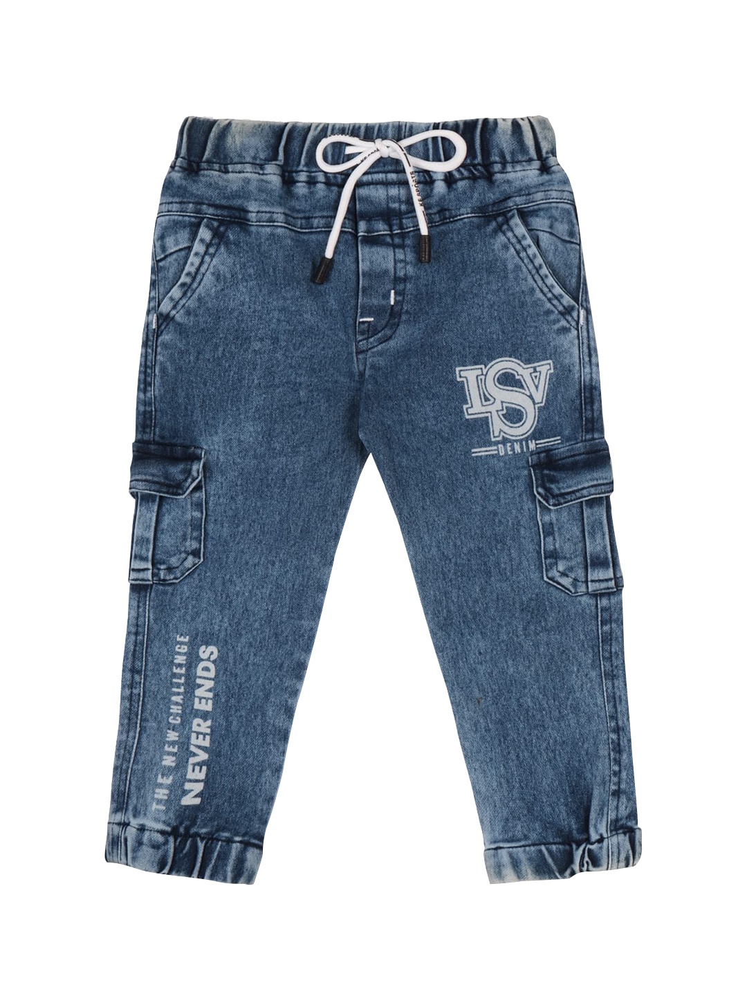 Wish Karo Boys Classic Heavy Fade Printed Clean Look Stretchable Cotton Cargo Jeans, Blue
Wish Karo Boys Classic Heavy Fade Printed Clean Look Stretchable Cotton Cargo Jeans, Blue