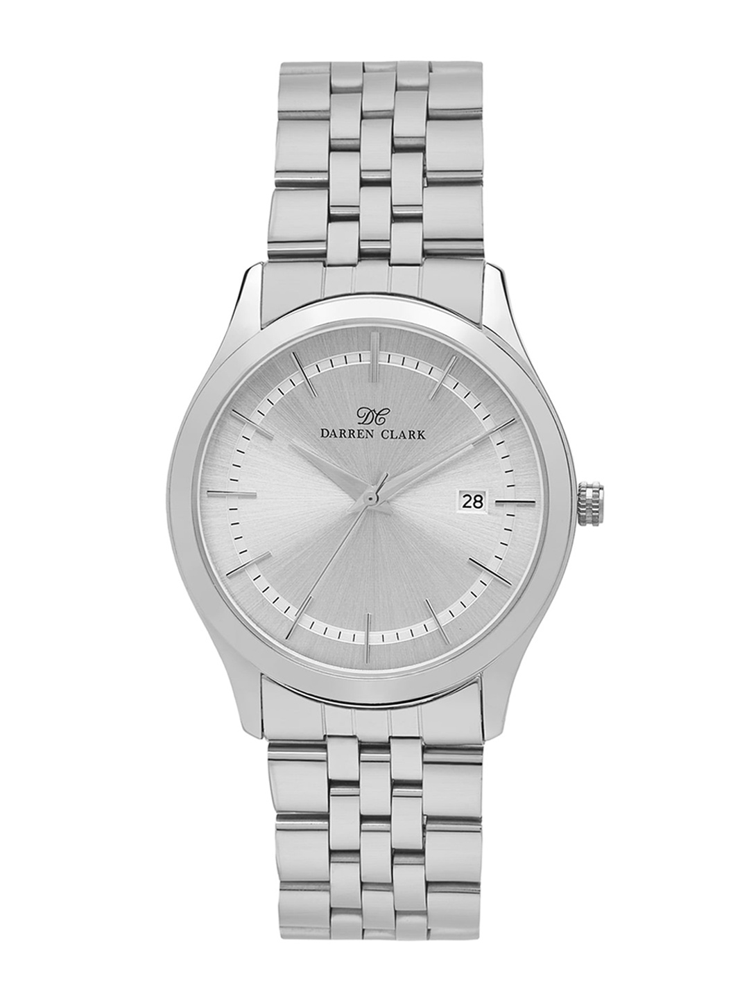 DARREN CLARK Men Round Dial Water Resistance Automatic Motion Analogue Watch- 1003A-M0102, Silver
DARREN CLARK Men Round Dial Water Resistance Automatic Motion Analogue Watch- 1003A-M0102, Silver