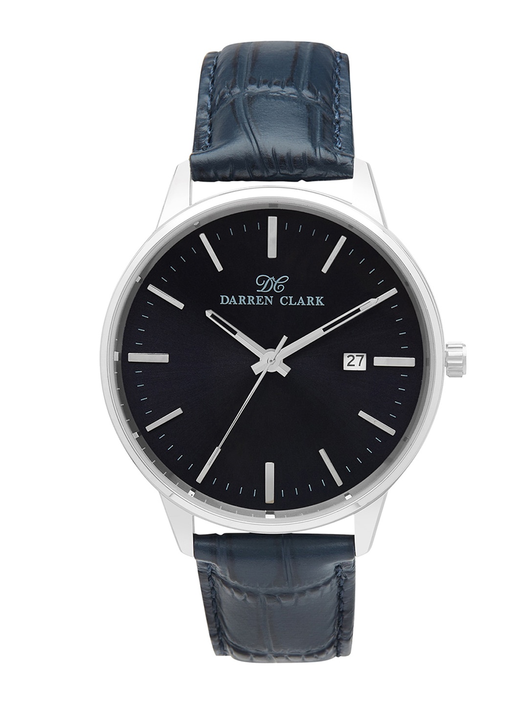 DARREN CLARK Men Leather Straps Analogue Automatic Motion Powered Watch 1001G-L0105, Blue
DARREN CLARK Men Leather Straps Analogue Automatic Motion Powered Watch 1001G-L0105, Blue