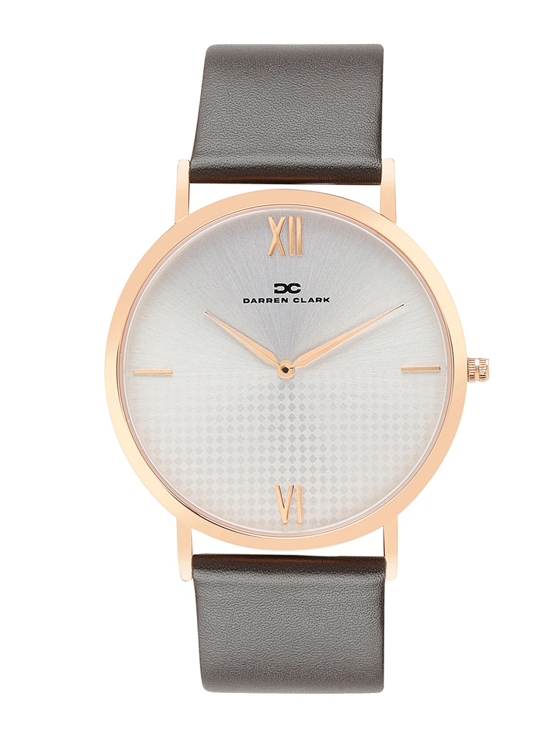 DARREN CLARK Men Patterned Leather Straps Analogue Automatic Motion Watch-1005G-L0303, Black
DARREN CLARK Men Patterned Leather Straps Analogue Automatic Motion Watch-1005G-L0303, Black