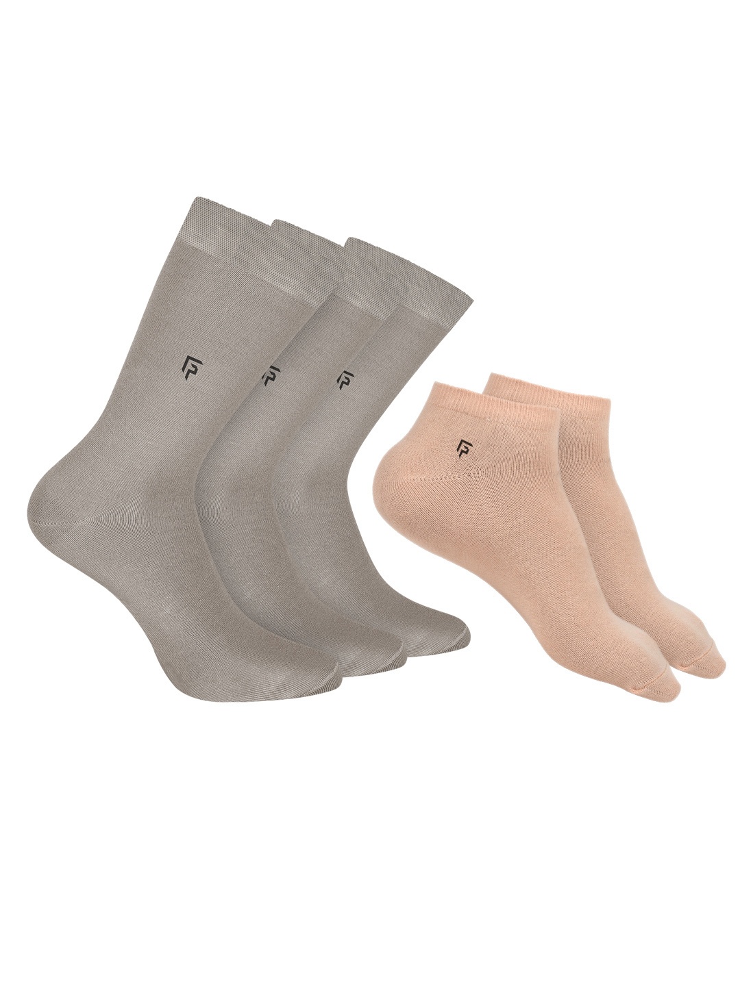 FOOTPRINTS Men Pack Of 5 Anti-Odour & Anti-Bacterial Organic Cotton & Bamboo Socks, Beige
FOOTPRINTS Men Pack Of 5 Anti-Odour & Anti-Bacterial Organic Cotton & Bamboo Socks, Beige