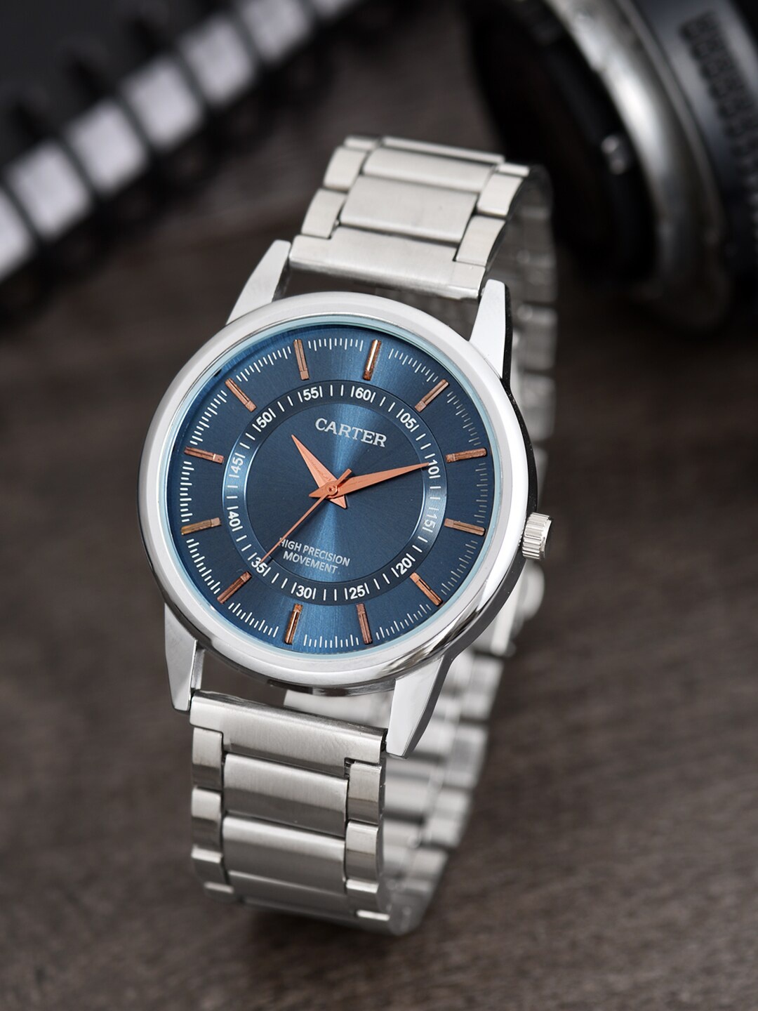 Sandy D Carter Men Brass Dial Bracelet Style Straps Analogue Watch Sandy D Carter-106-BL, Blue
Sandy D Carter Men Brass Dial Bracelet Style Straps Analogue Watch Sandy D Carter-106-BL, Blue