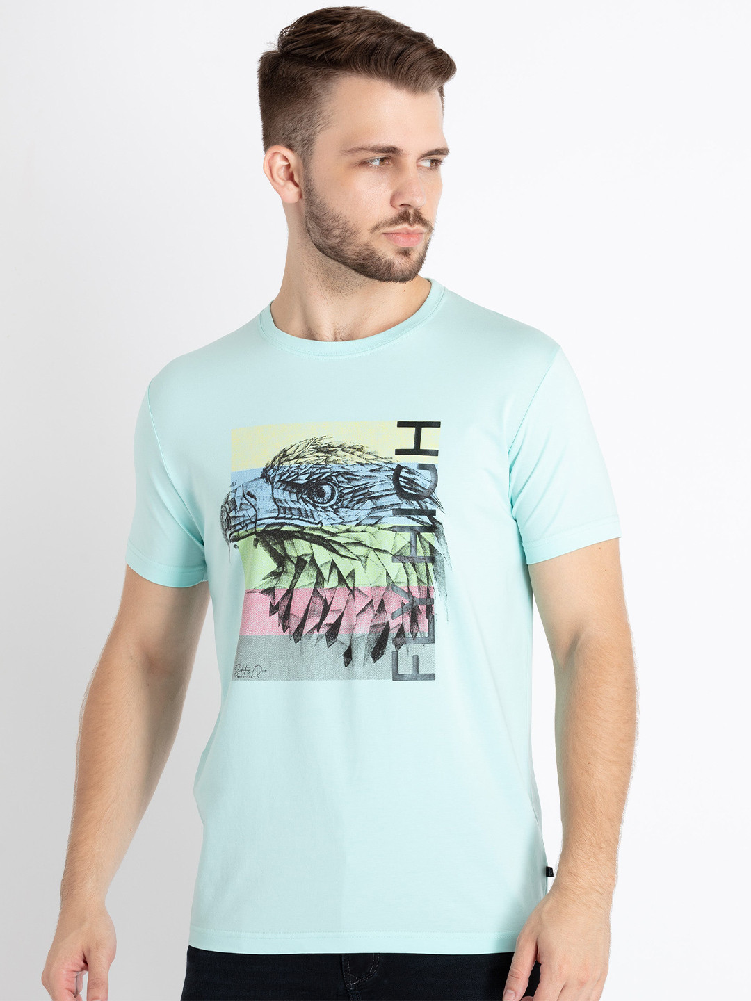 Status Quo Typography Printed Round Neck T-shirt, Blue
Status Quo Typography Printed Round Neck T-shirt, Blue