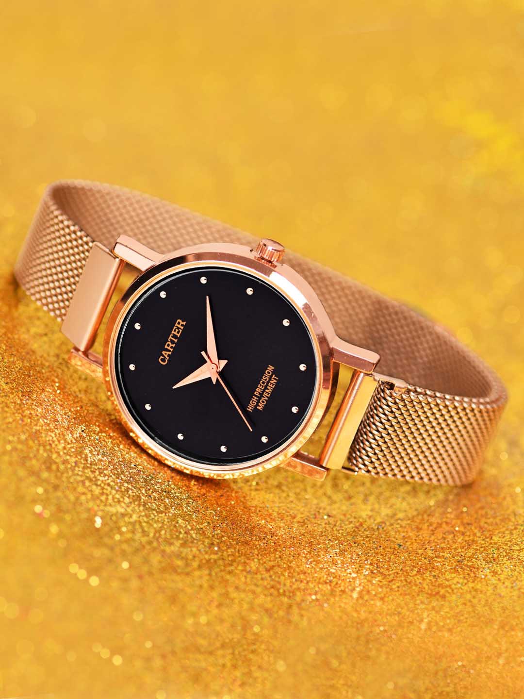 Sandy D Carter Women Printed Dial & Metal Straps Analogue Watch Sandy D Carter-74-RG-BK, Rose gold
Sandy D Carter Women Printed Dial & Metal Straps Analogue Watch Sandy D Carter-74-RG-BK, Rose gold