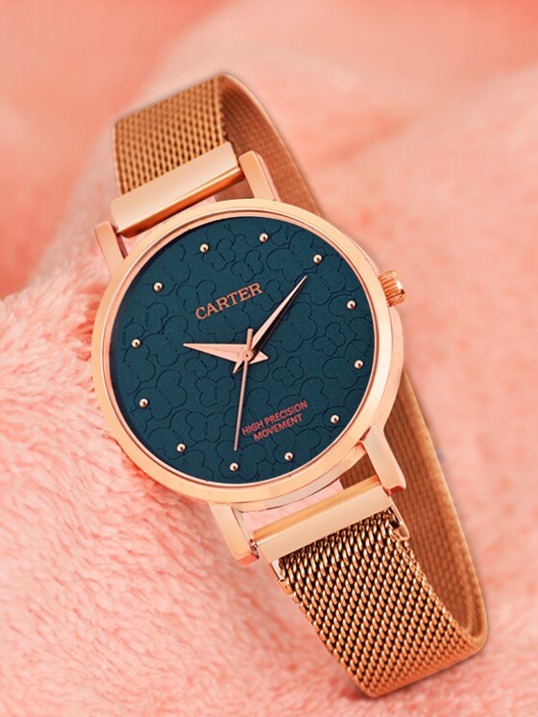 Sandy D Carter Women Bracelet Style Straps Analogue Watch Sandy D Carter-76-RG-BL, Rose gold
Sandy D Carter Women Bracelet Style Straps Analogue Watch Sandy D Carter-76-RG-BL, Rose gold