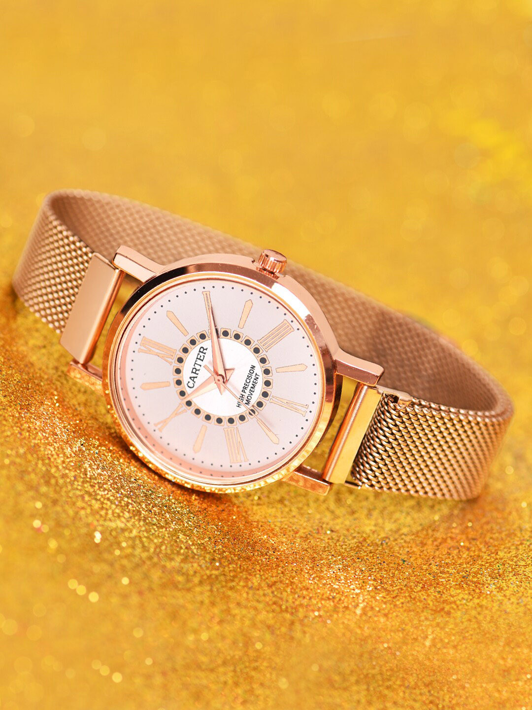 Sandy D Carter Women Bracelet Style Magnetic Strap Analogue Watch Sandy D Carter-72-RG-WH, White
Sandy D Carter Women Bracelet Style Magnetic Strap Analogue Watch Sandy D Carter-72-RG-WH, White