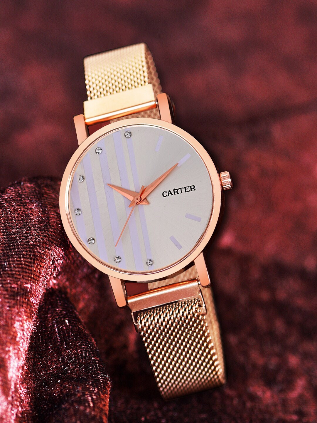 Sandy D Carter Women Bracelet Style Straps Analogue Watch Sandy D Carter-71-RG-PK, Rose gold
Sandy D Carter Women Bracelet Style Straps Analogue Watch Sandy D Carter-71-RG-PK, Rose gold