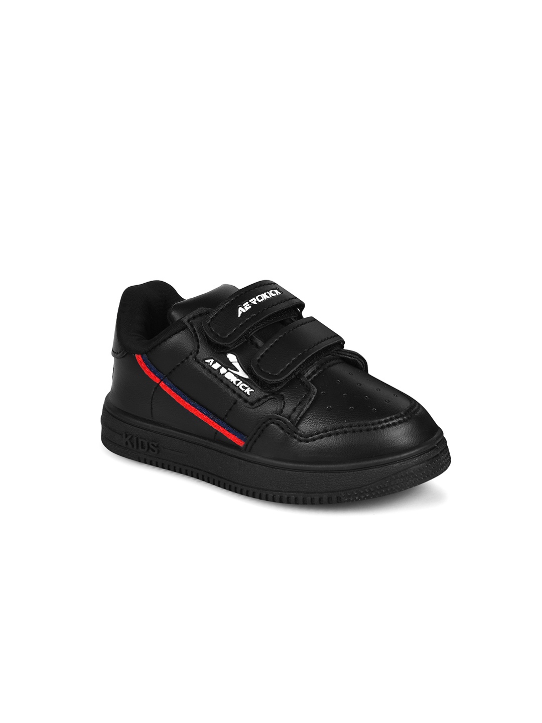 Lil Lollipop Kids Perforations Comfort Insole Sneakers With Velcro Closure, Black
Lil Lollipop Kids Perforations Comfort Insole Sneakers With Velcro Closure, Black