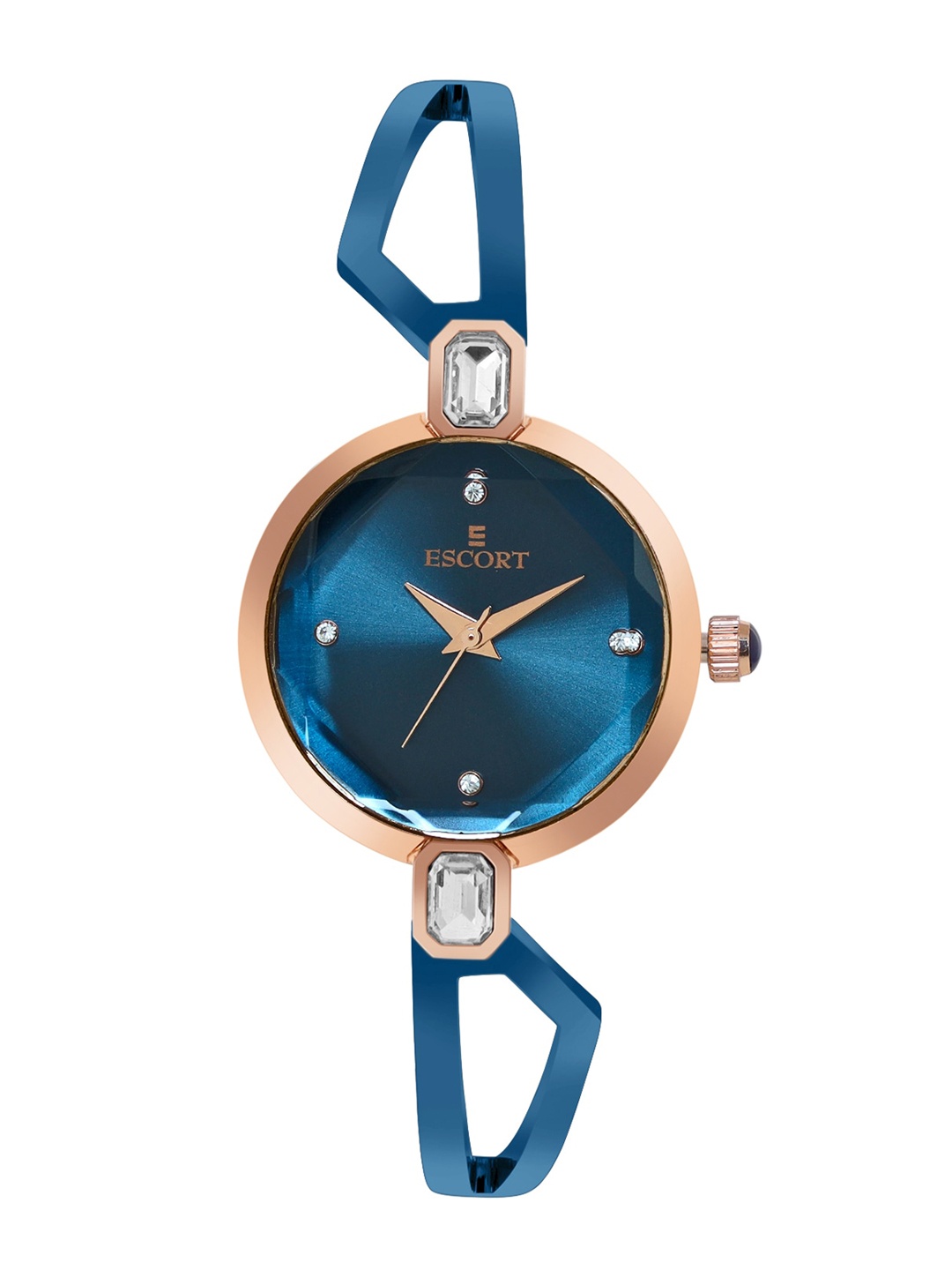 Escort Women Embellished Dial & Bracelet Style Straps Analogue Watch E18507378RGBLM5, Blue
Escort Women Embellished Dial & Bracelet Style Straps Analogue Watch E18507378RGBLM5, Blue
