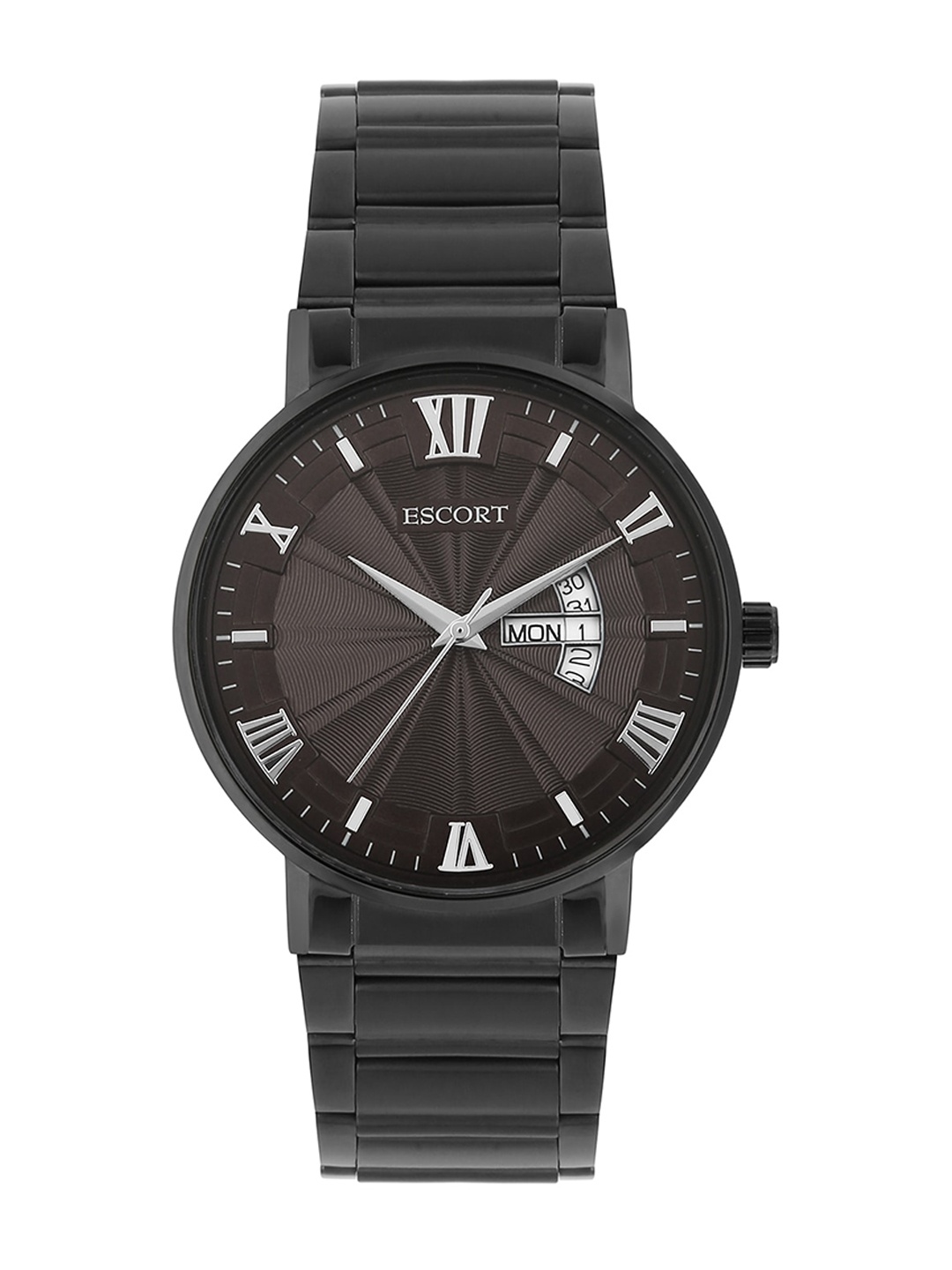 Escort Men Embellished Dial & Bracelet Style Straps Analogue Watch E21007439BM9, Brown
Escort Men Embellished Dial & Bracelet Style Straps Analogue Watch E21007439BM9, Brown