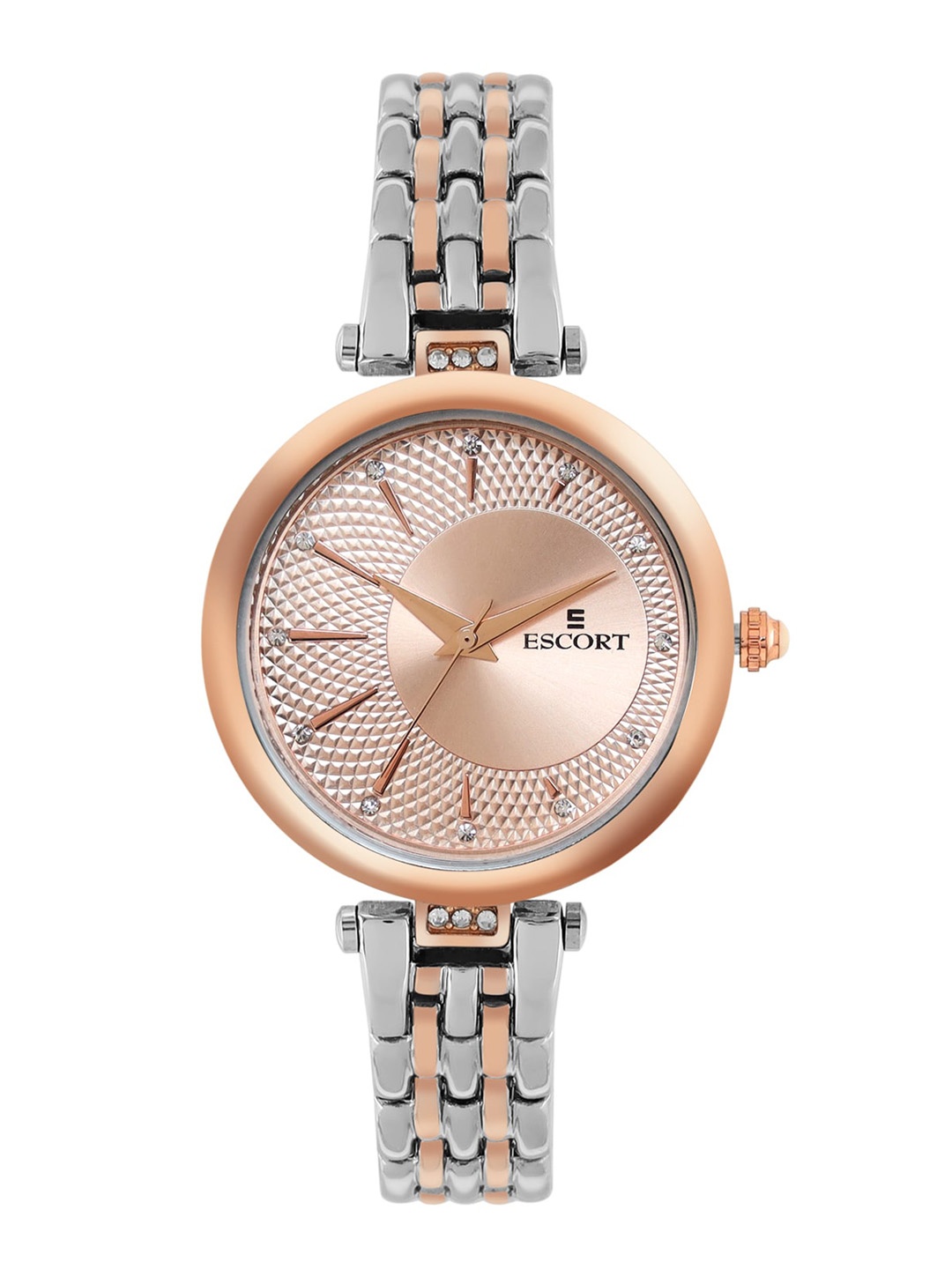 Escort Women Embellished Dial & Bracelet Style Straps Analogue Watch E19507154RTM11, Rose gold
Escort Women Embellished Dial & Bracelet Style Straps Analogue Watch E19507154RTM11, Rose gold
