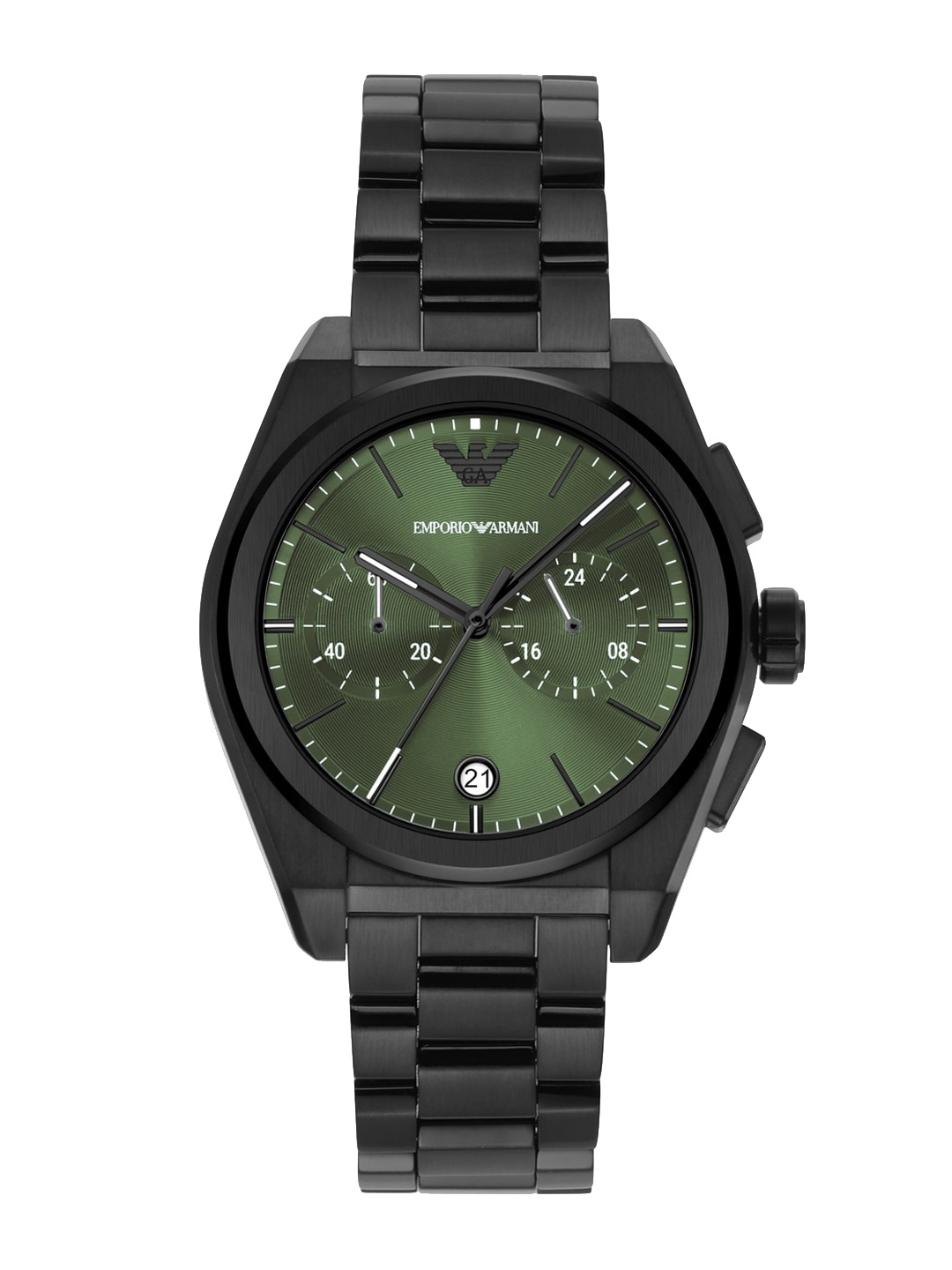 Emporio Armani Men Stainless Steel Bracelet Style Straps Analogue Watch AR11562, Green
Emporio Armani Men Stainless Steel Bracelet Style Straps Analogue Watch AR11562, Green