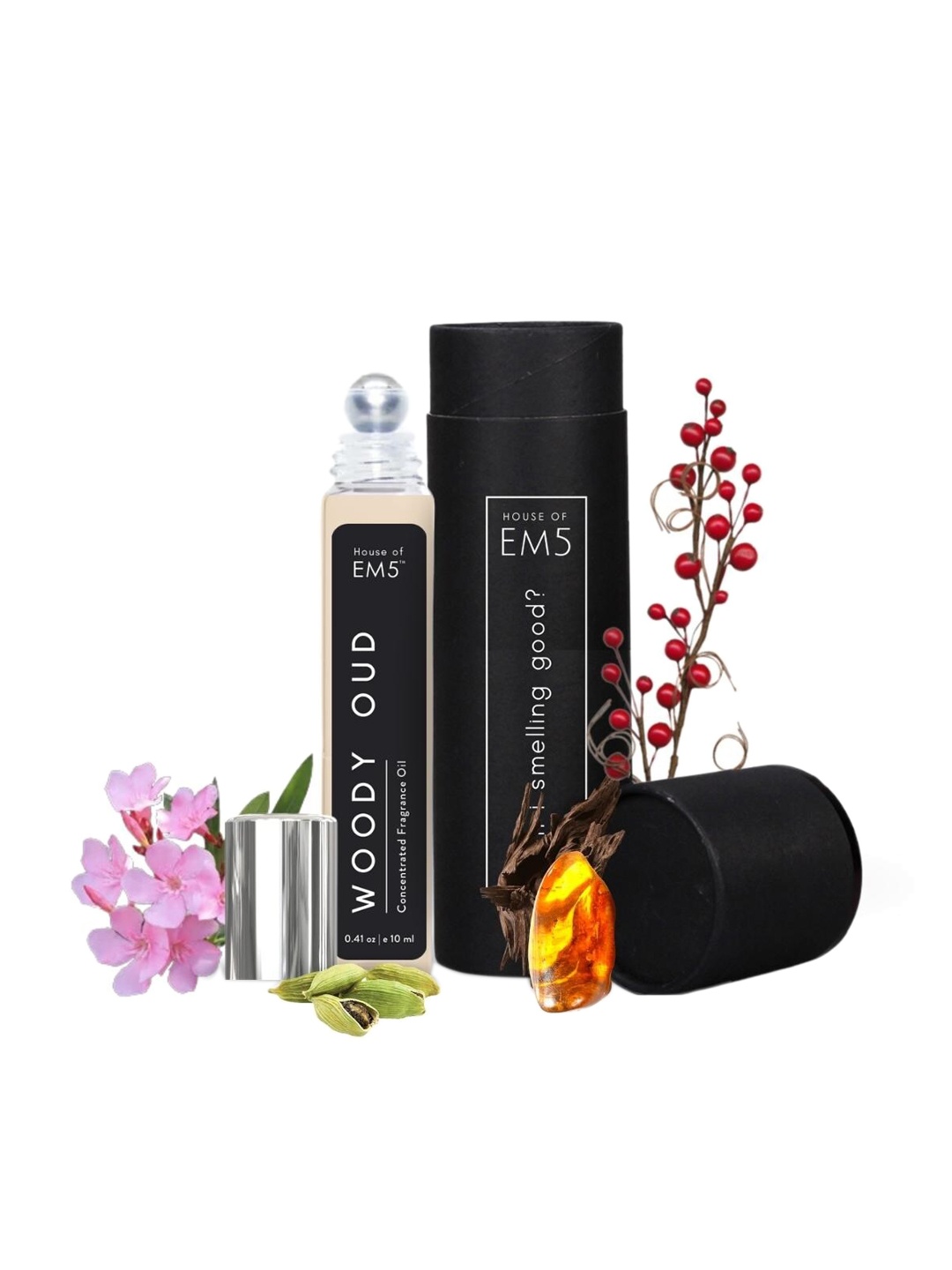 EM5 Woody Oud Long Lasting Concentrated Fragrance Oil Perfume Roll On-10ml, Transparent
EM5 Woody Oud Long Lasting Concentrated Fragrance Oil Perfume Roll On-10ml, Transparent