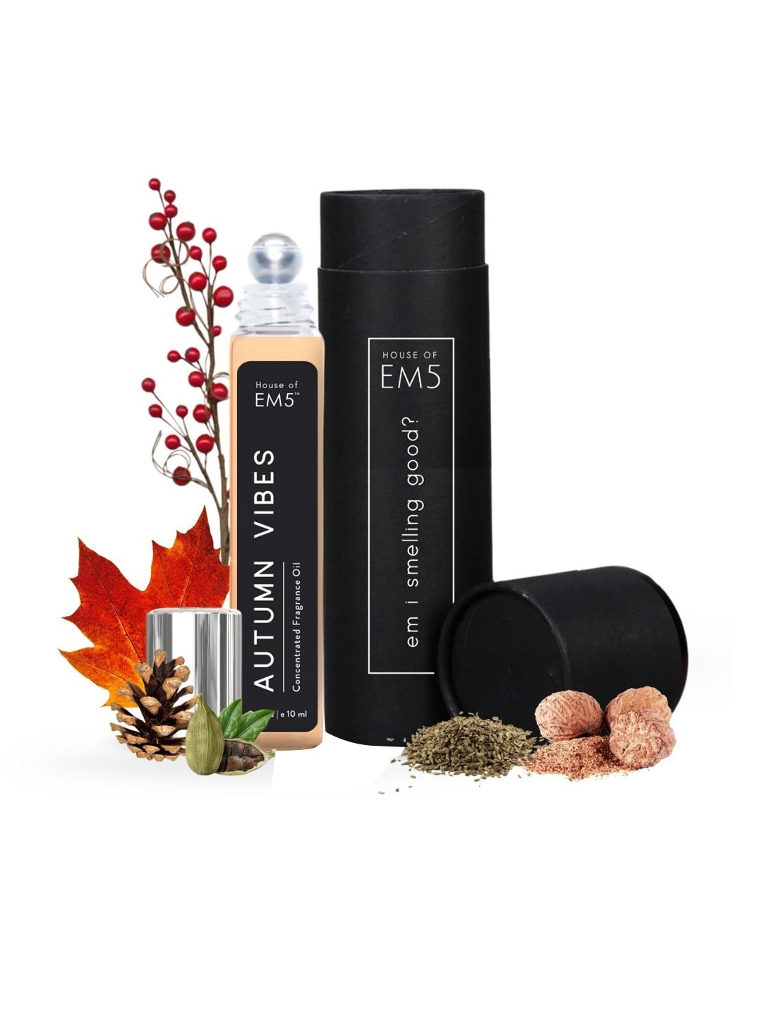 EM5 Autumn Vibes Long Lasting Concentrated Fragrance Oil Perfume Roll On-10ml, Transparent
EM5 Autumn Vibes Long Lasting Concentrated Fragrance Oil Perfume Roll On-10ml, Transparent