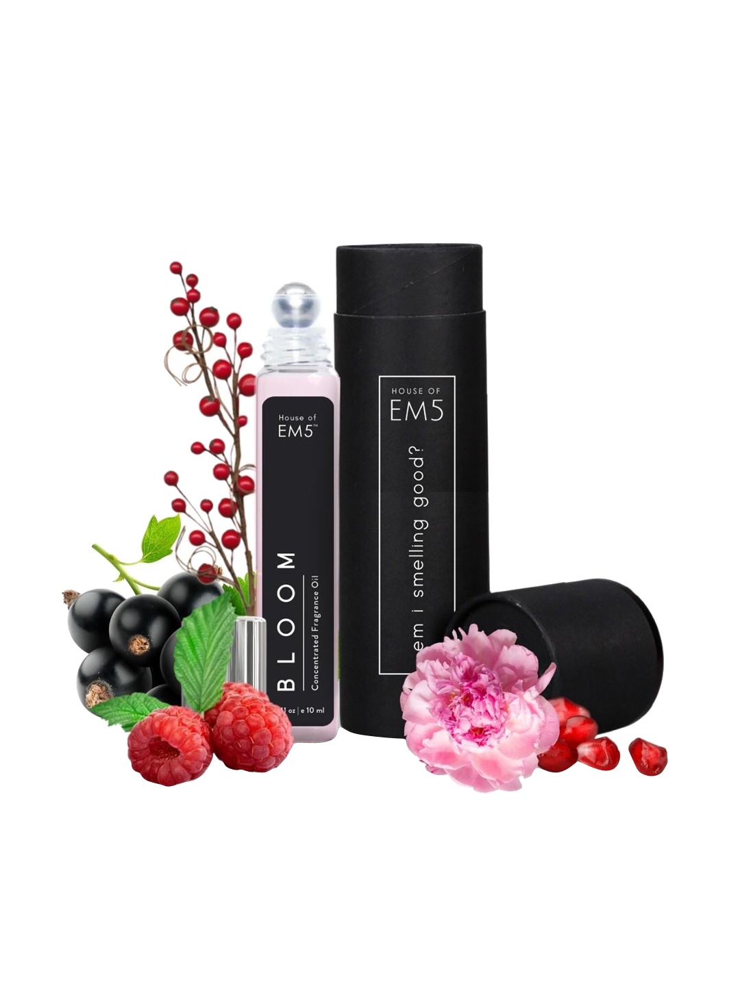 EM5 Bloom Men Long Lasting Concentrated Fragrance Oil Perfume Roll On-10ml, Transparent