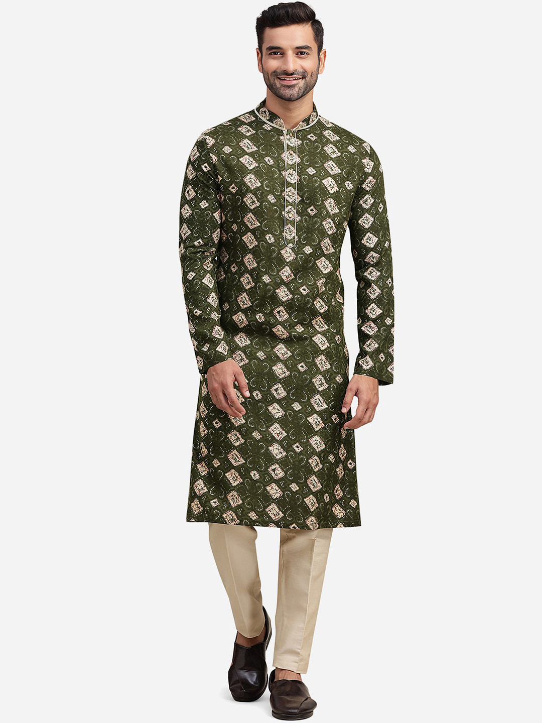 THE KURTA COMPANY Ethnic Motifs Printed Straight Kurta, Green
THE KURTA COMPANY Ethnic Motifs Printed Straight Kurta, Green