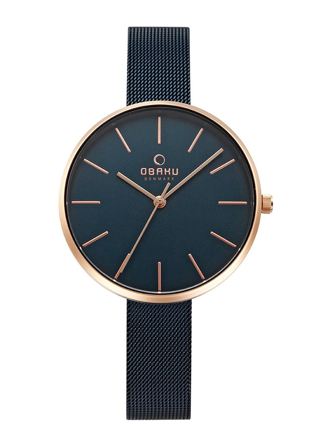 Obaku Women Textured Dial & Stainless Steel Straps Analogue Watch V211LXVLML, Blue
Obaku Women Textured Dial & Stainless Steel Straps Analogue Watch V211LXVLML, Blue