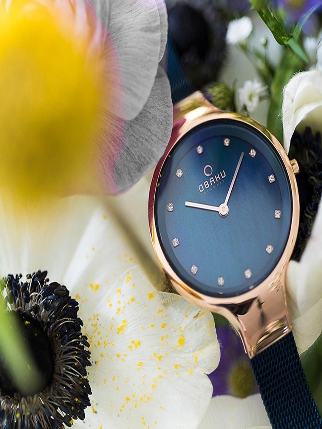 Obaku Women Mother of Pearl Dial Stainless Steel Bracelet Style Straps Analogue Watch, Blue
Obaku Women Mother of Pearl Dial Stainless Steel Bracelet Style Straps Analogue Watch, Blue