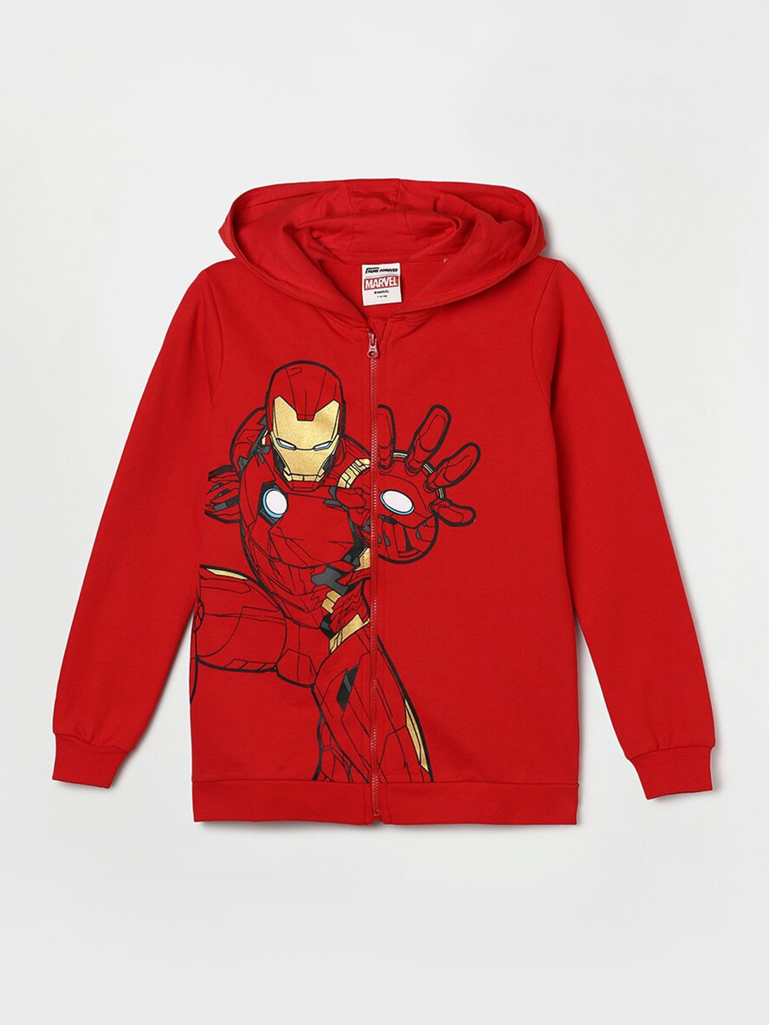 Fame Forever by Lifestyle Boys Ironman Printed Long Sleeves Hooded Pure Cotton Pullover, Red
Fame Forever by Lifestyle Boys Ironman Printed Long Sleeves Hooded Pure Cotton Pullover, Red