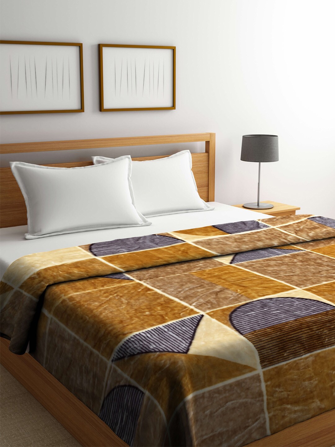 Raymond Home Brown & Cream-Coloured Geometric Heavy Winter 800 GSM Double Bed Blanket
Raymond Home Brown & Cream-Coloured Geometric Heavy Winter 800 GSM Double Bed Blanket