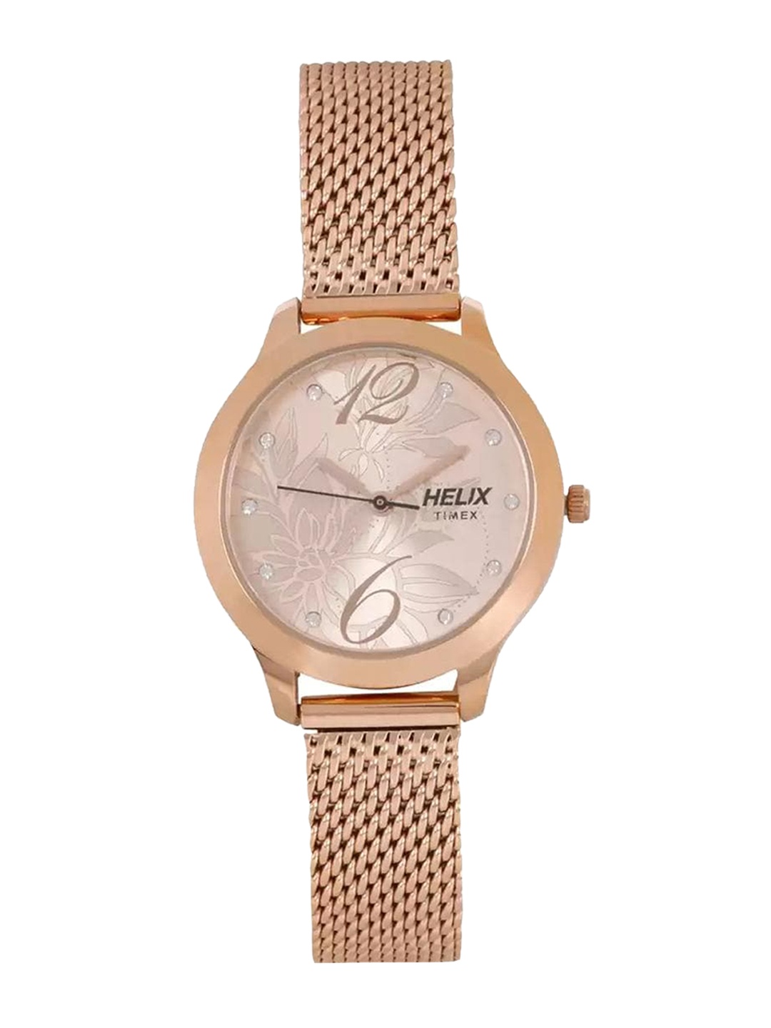 Helix Women Printed Dial & Stainless Steel Bracelet Style Straps Analogue Watch TW022HL17, Rose gold
Helix Women Printed Dial & Stainless Steel Bracelet Style Straps Analogue Watch TW022HL17, Rose gold